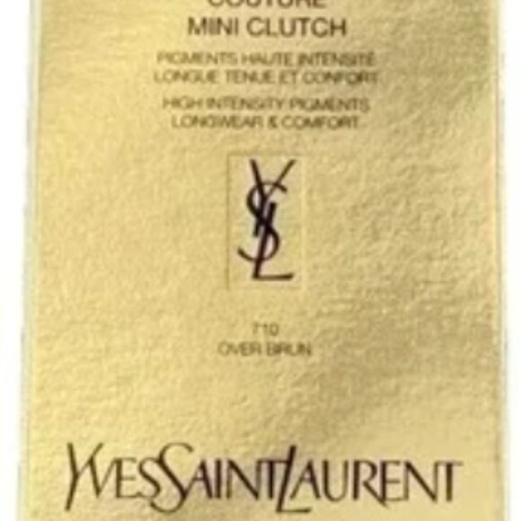 YSL Yves Saint Laurent Couture Mini Clutch High Intensity Pigments 710 Over Brun - Picture 3 of 3